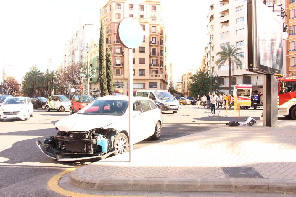 Accidente en la Gran Vía