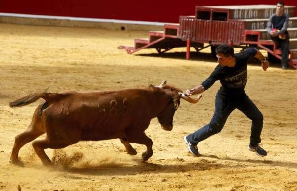 Vaquillas y rejones en la Feria San Jorge