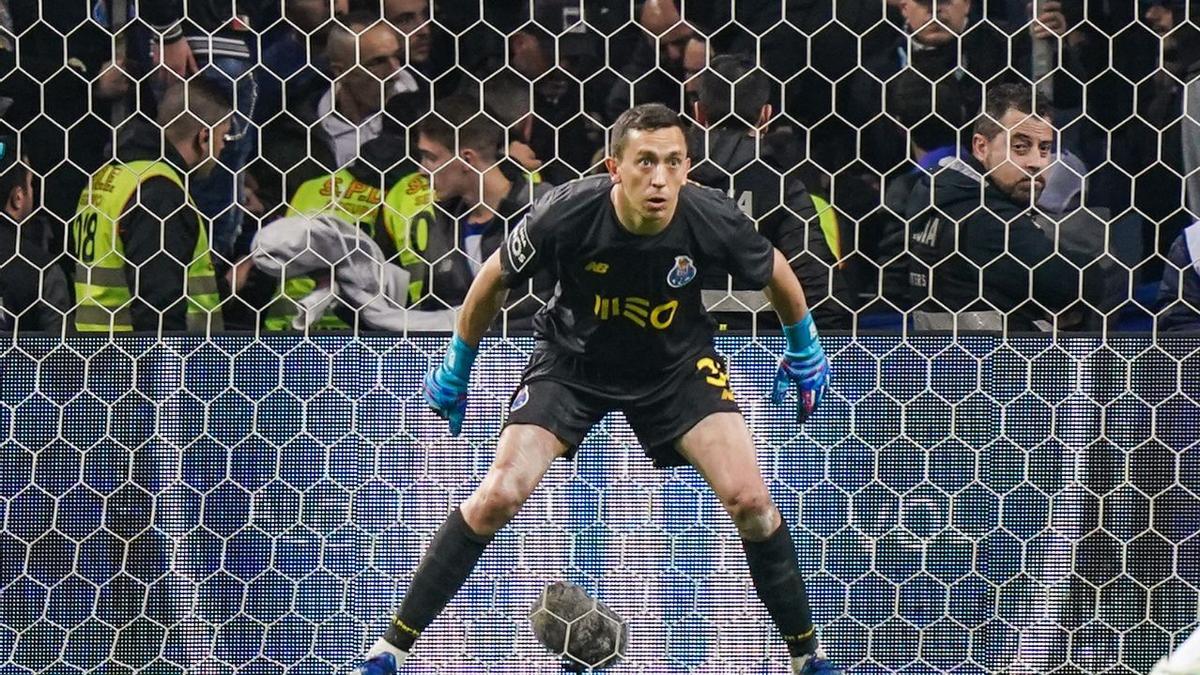 Agustín Marchesín durante un partido del Oporto FC