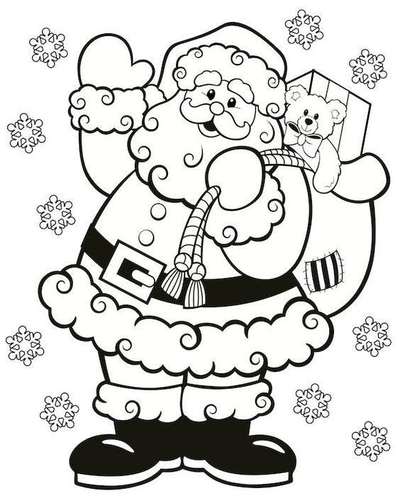 Dibujos de Navidad para colorear con niños