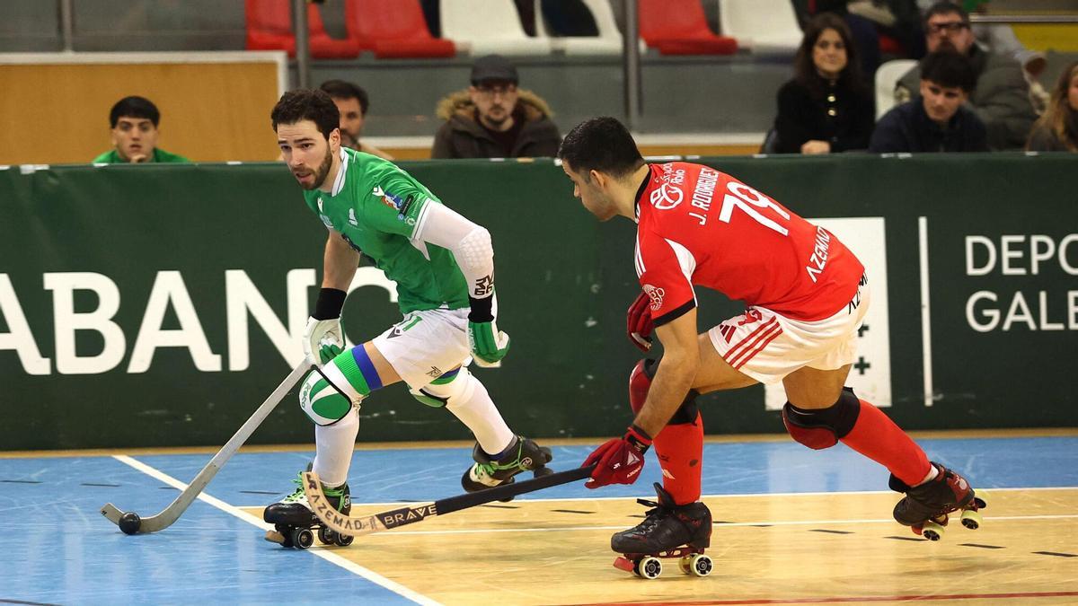 Nuno Paiva supera a Joao Rodrígues en el último Liceo-Benfica del Palacio de los Deportes.