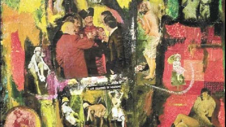 &quot;Les chasses de madame&quot; (1964). Un collage expressa el dramatisme, la ironia i l&#039;erotisme en l&#039;obra de Massot.