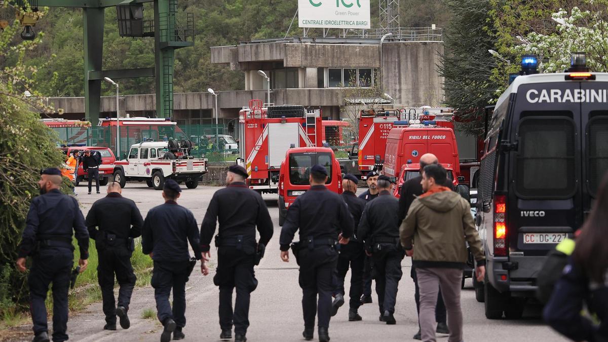 Al menos tres muertos en la explosión de una central hidroeléctrica en Italia.