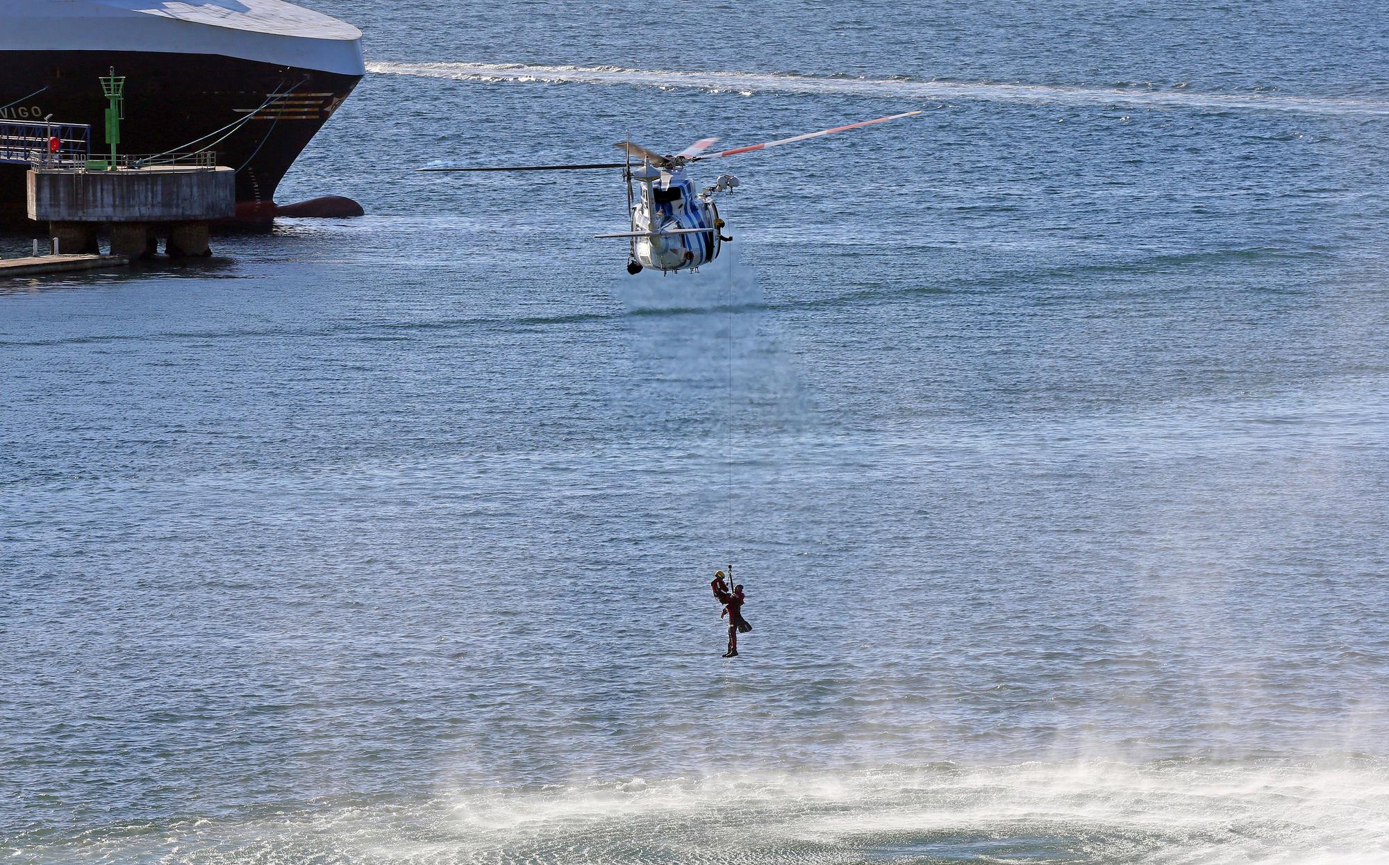 Simulacro sin precedentes en el Puerto de Vigo