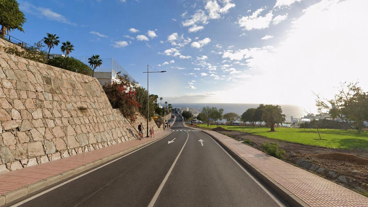 Imagen de la Avenida de la Cornisa, donde se proyectan los apartamentos.