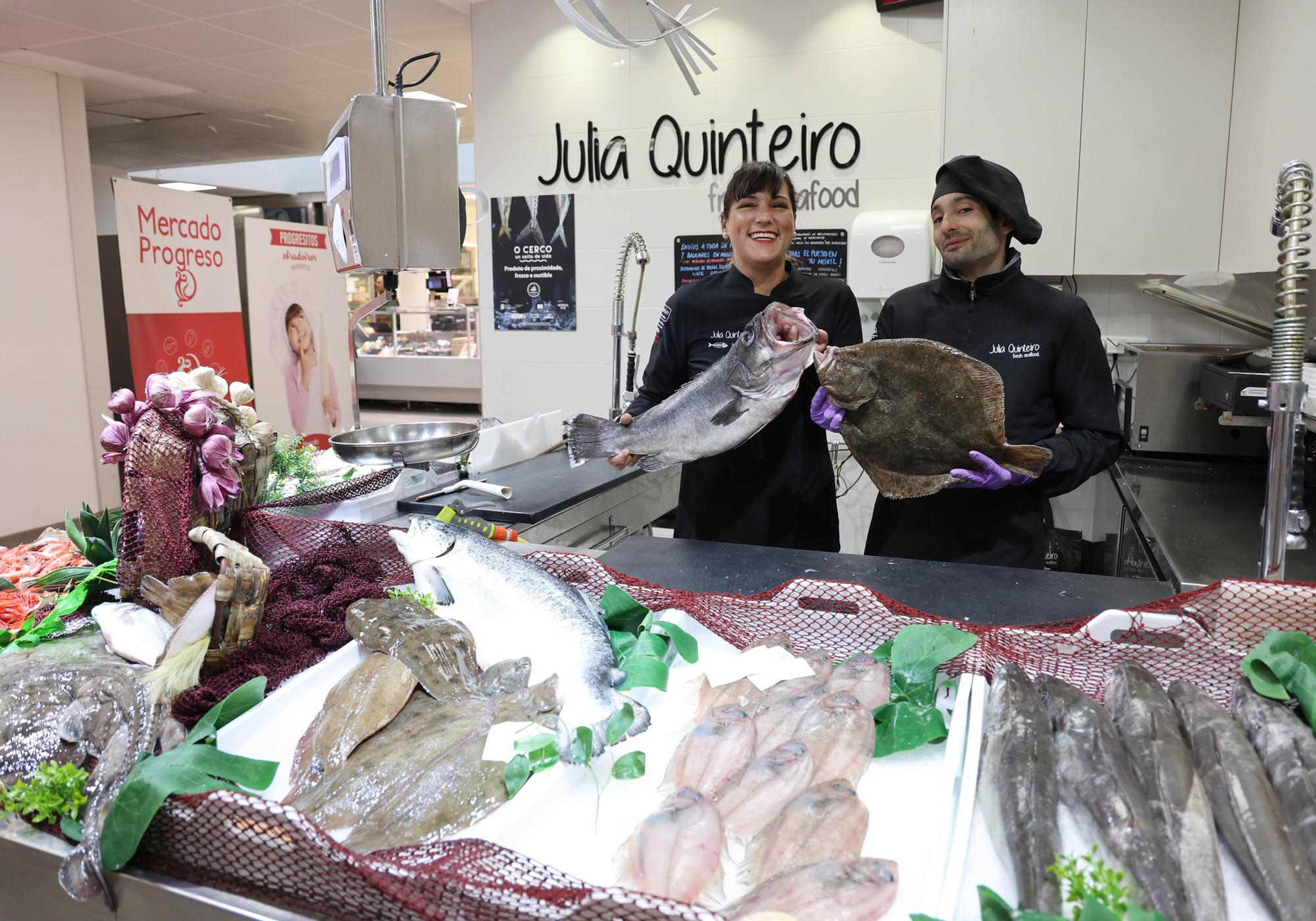 Pescaderos de Julia Quinteiro “fresh seafood”.