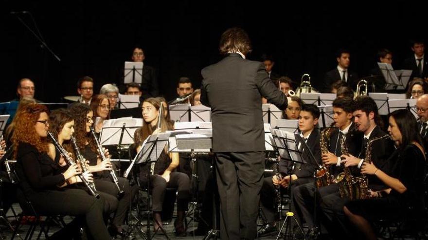 La Banda de Música de Zamora en el concierto de Navidad del pasado año