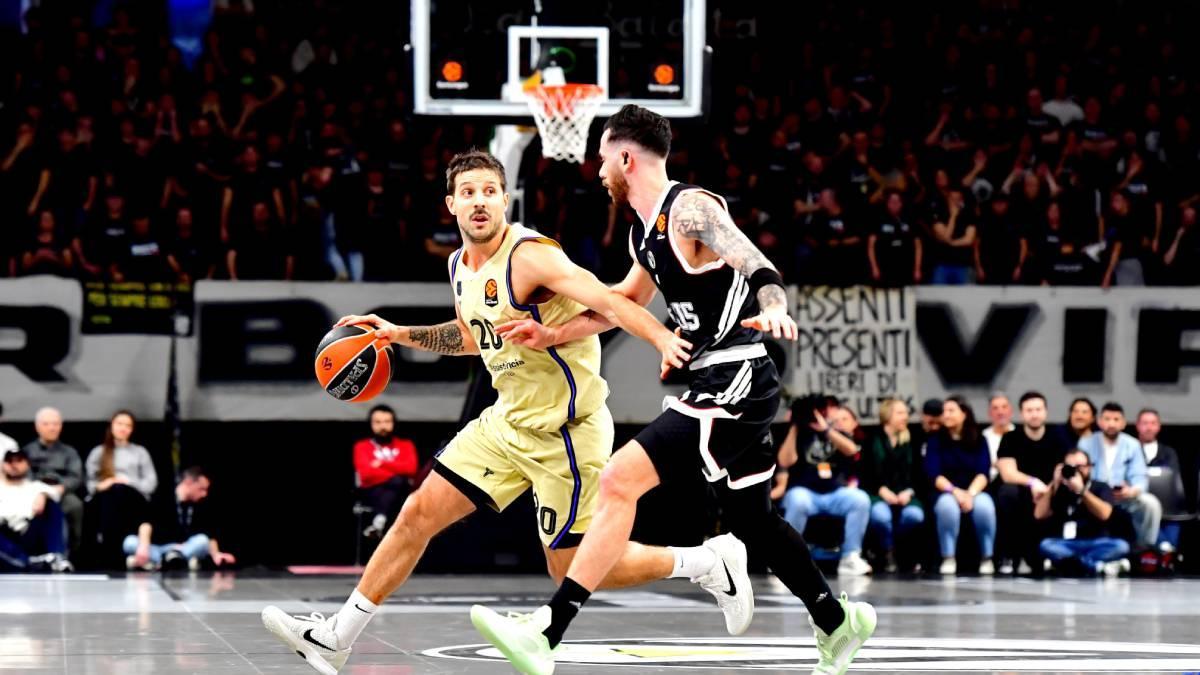 Laprovittola, en una acción del partido contra la Virtus