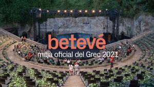Cartel promocional de betevé, que transmitirá varios conciertos del Grec. 