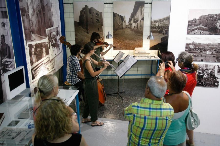 Concierto de Vandalia Trío en la exposición