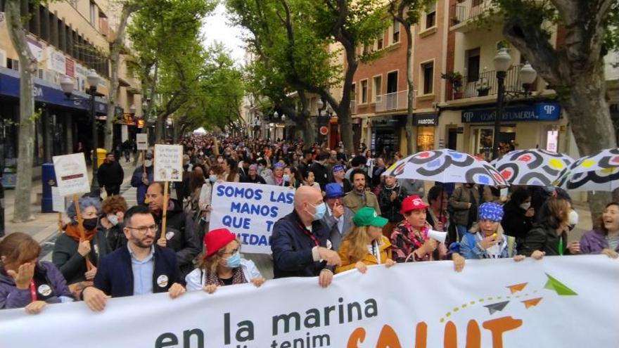 La Marina Alta exige sanitarios y clama contra Ribera Salud