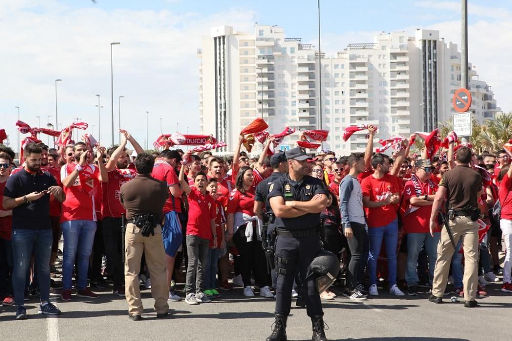 Ambiente en Nueva Condomina antes del partido