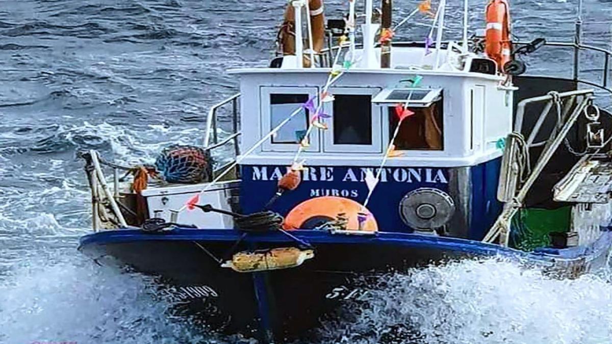 El pesquero “Madre Antonia”.