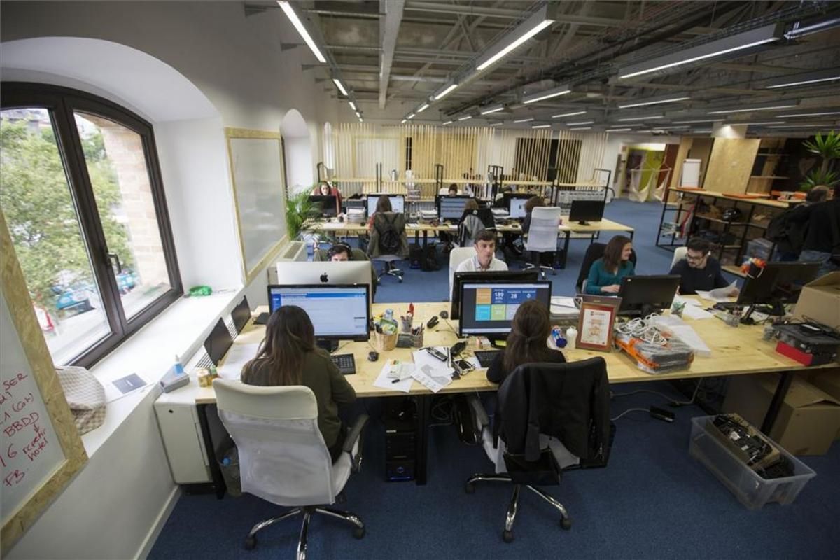 Oficinas de Byhours en el Pier 01, en el Palau de Mar de Barcelona.