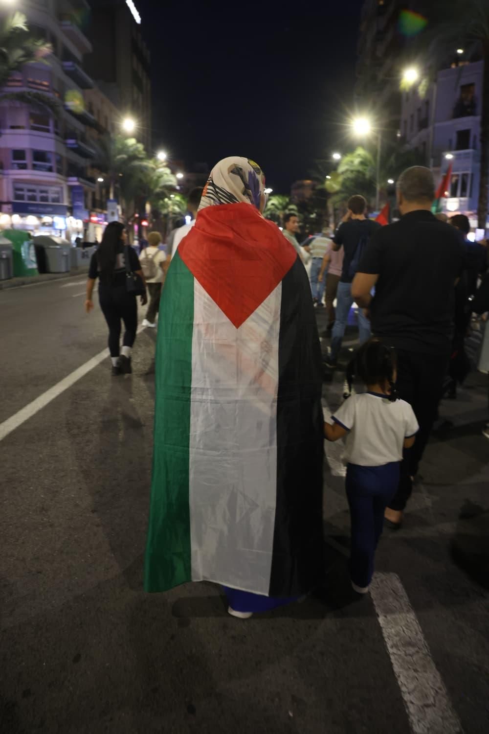 Alicante alza la voz por Palestina en una jornada de movilizaciones