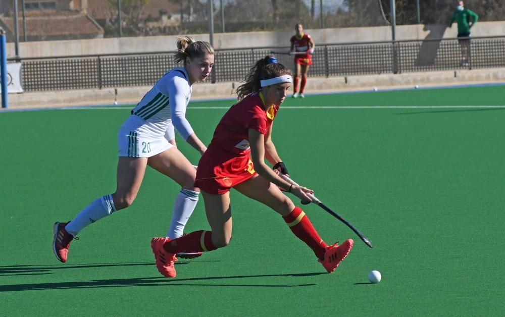 Selección española femenina de hockey en Murcia