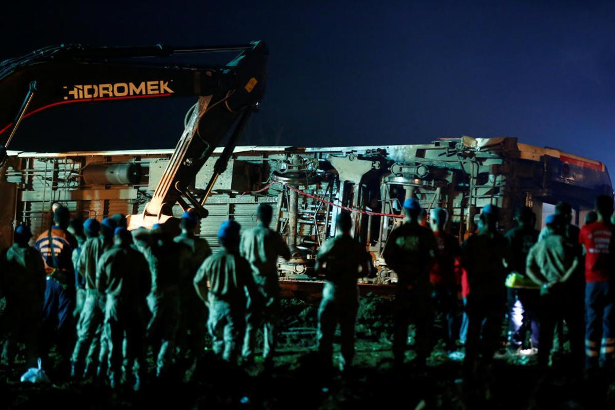 Accident de tren a Turquia Accident de tren a Turquia