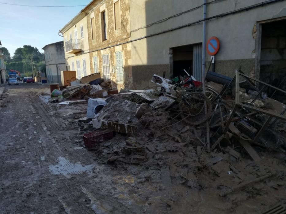 La UME trabaja para devolver la normalidad a Sant Llorenç