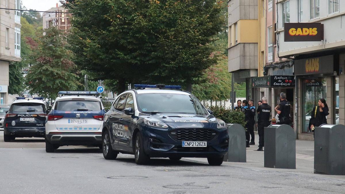 Imagen de archivo de una intervención policial en los Concheiros