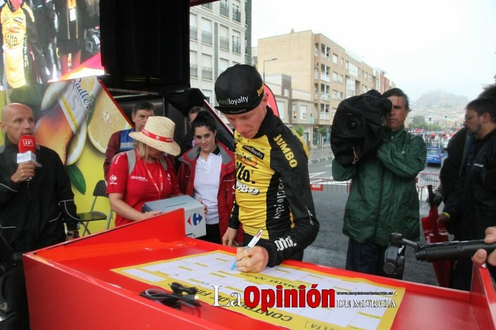 Salida de la Vuelta Ciclista a España desde Lorca