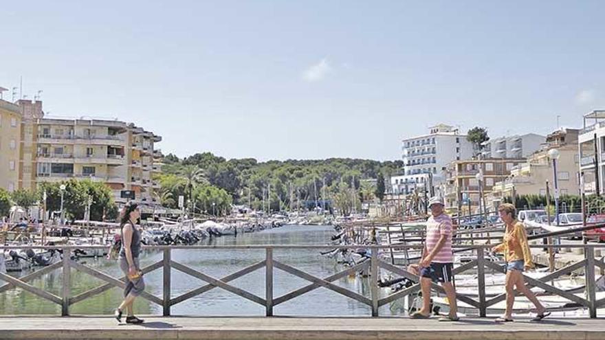 Panorámica de la zona del Riuet de Porto Cristo.