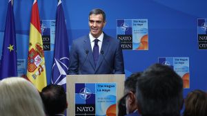 El presidente del Gobierno, Pedro Sánchez