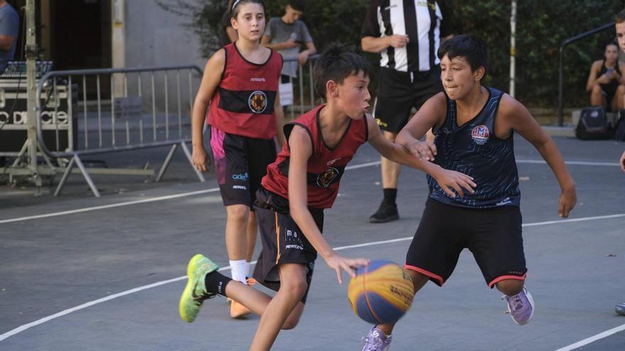 Imatges del 3x3 de la Festa Major de Manresa