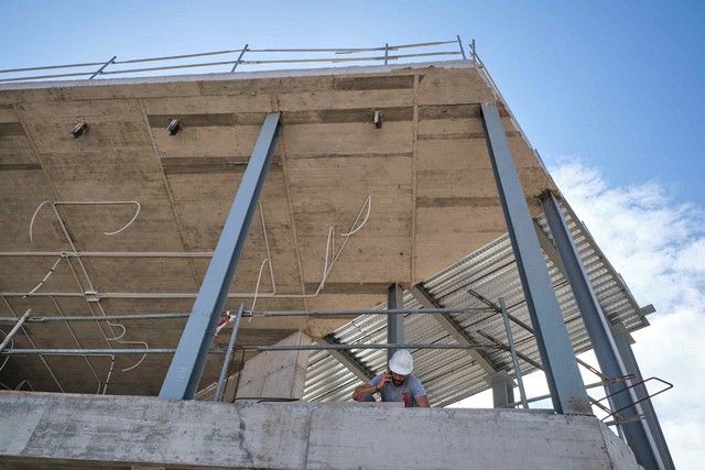 Visita a las obras de la Piscina Puerto de la Cruz