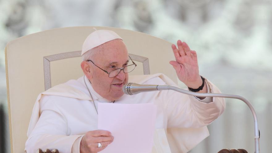 El Papa en una de las audiencias generales.