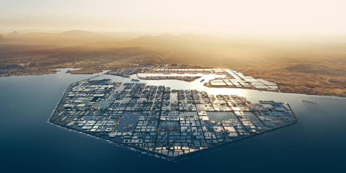 Oxagon, la mayor ciudad flotante del mundo, proyectada en Arabia Saudí