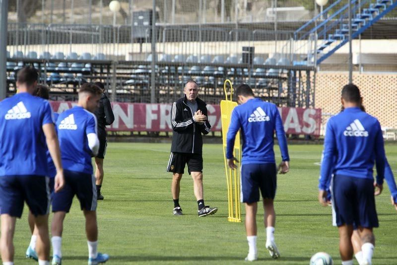 EL Zaragoza prepara el partido contra el Mirandés