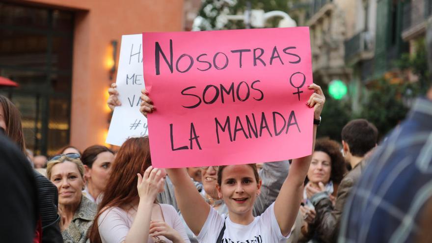 Demo in Palma gegen das Urteil im Fall &quot;La Manada&quot;