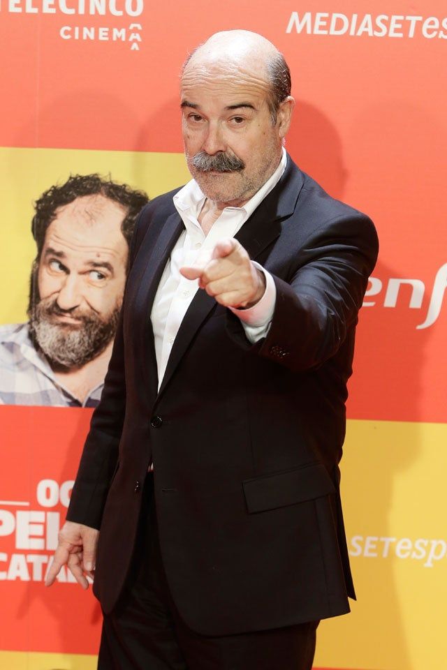 Antonio Resines, en la première deOcho apellidos catalanesen Madrid.