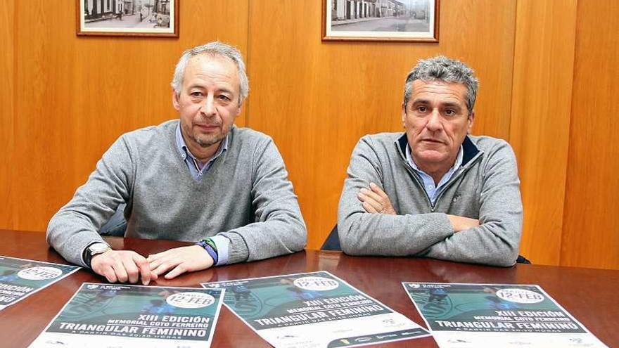 Juan Constenla y José Manuel Reboredo presentaron una nueva edición del Memorial. // Bernabé/J.C. Asorey