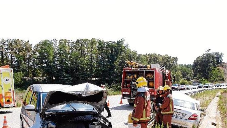 Girona té tres dels deu trams amb més risc d&#039;accident de Catalunya