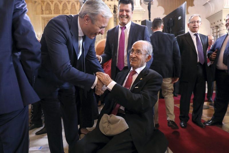 Toma de posesión de Javier Lambán como presidente de Aragón