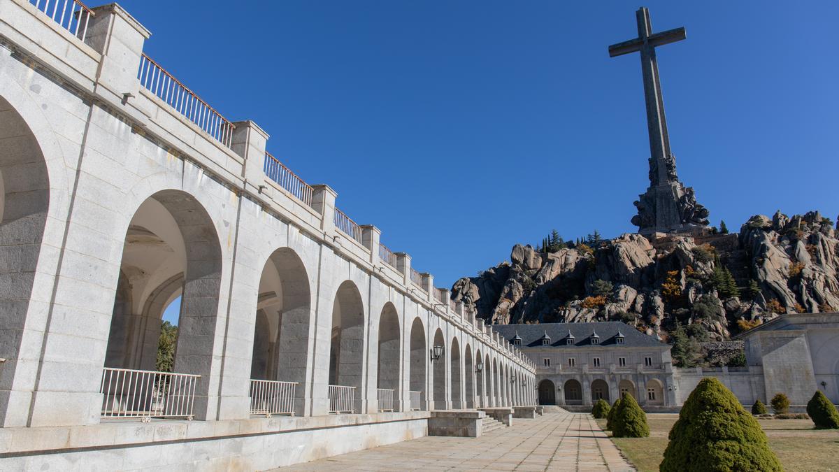 Abadía benedictina del complejo monumental del Valle de los Caídos.