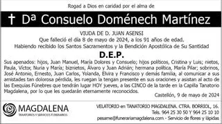 Dª Consuelo Doménech Martínez