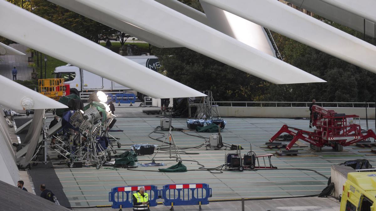 El rodaje de "Los 4 fantásticos" en el Calatrava.