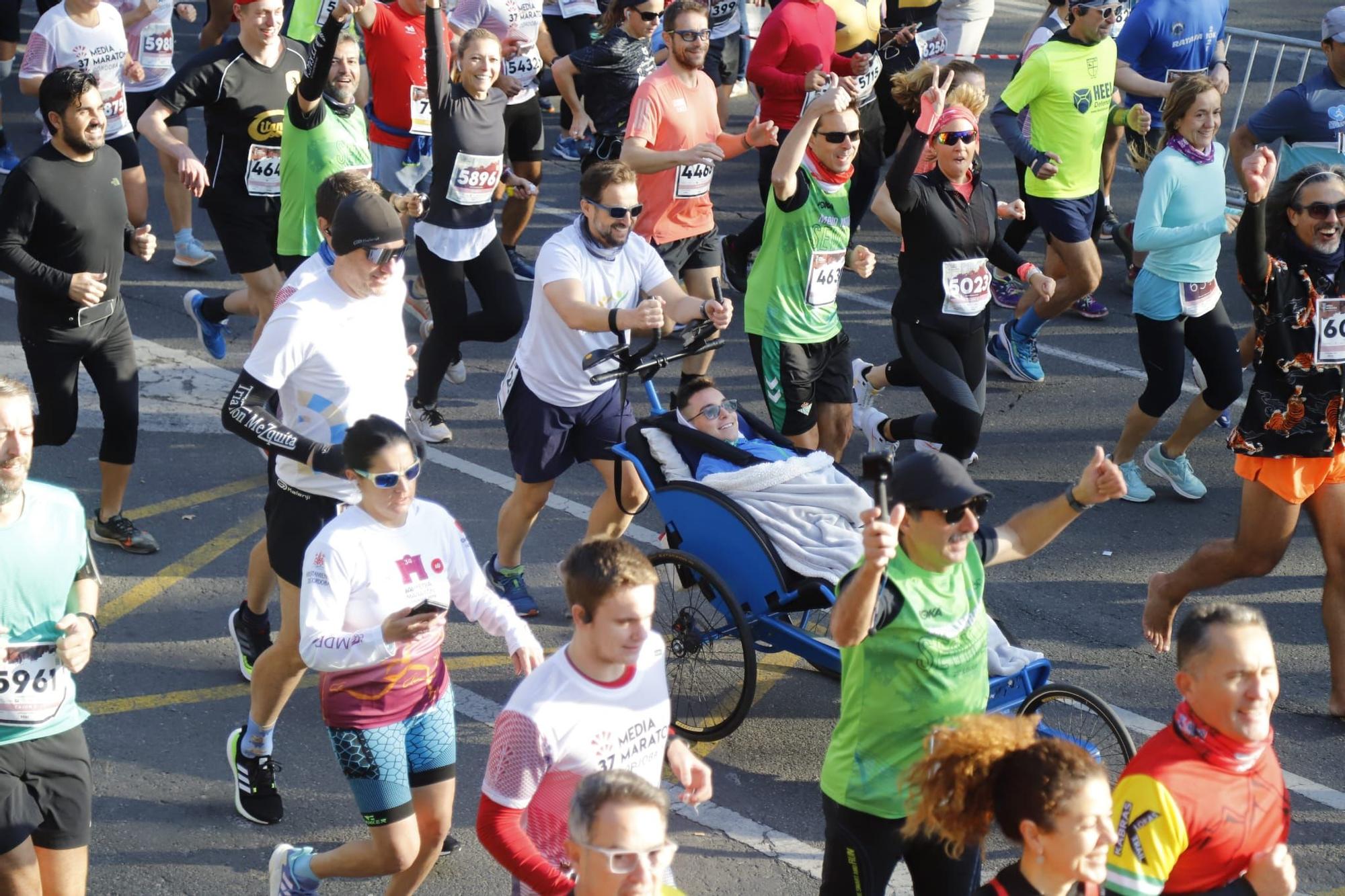 Media Maratón de Córdoba 2023: la carrera, en imágenes