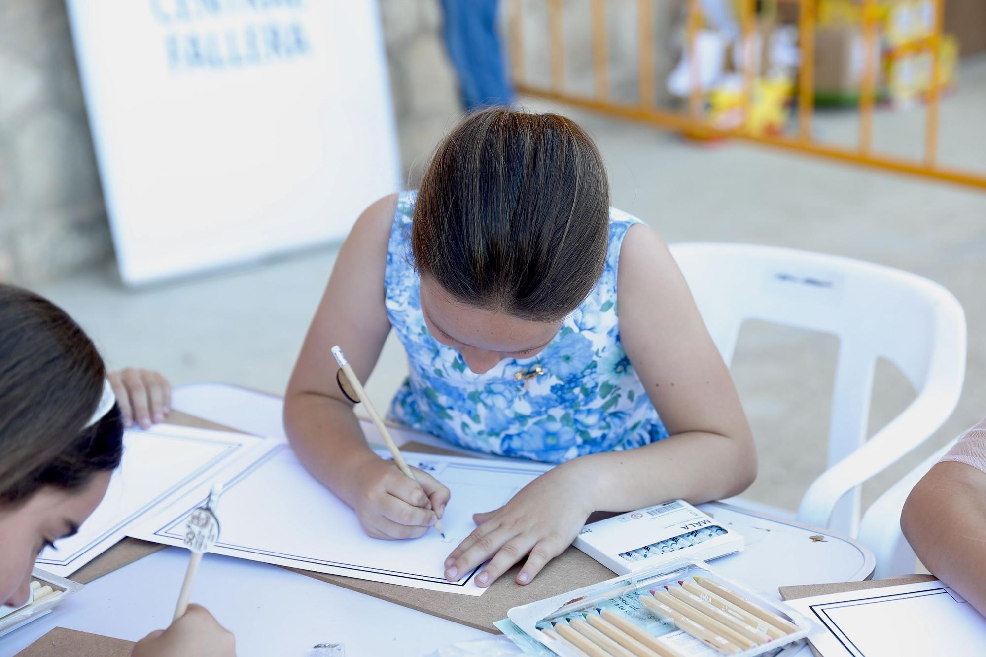 Los falleros infantiles recuperan el concurso de dibujo