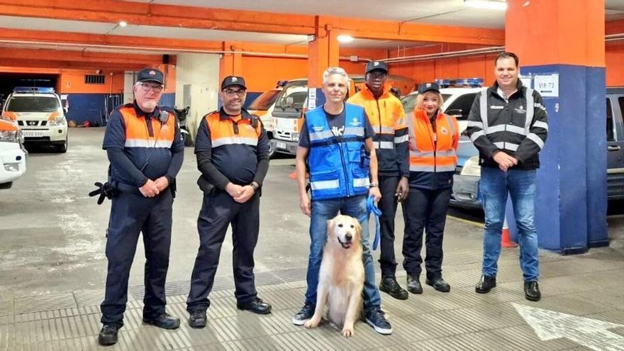 Protección Civil de Santa Cruz despide a &#039;Lola&#039;, su compañera canina