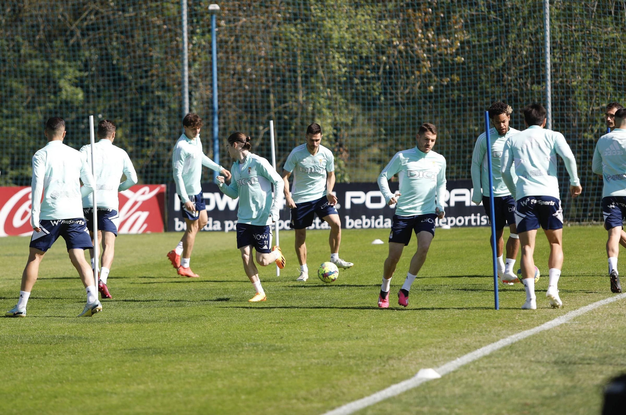 EN IMÁGENES: el entrenamiento del Oviedo
