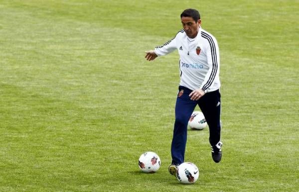 Imágenes del entrenamiento del Real Zaragoza