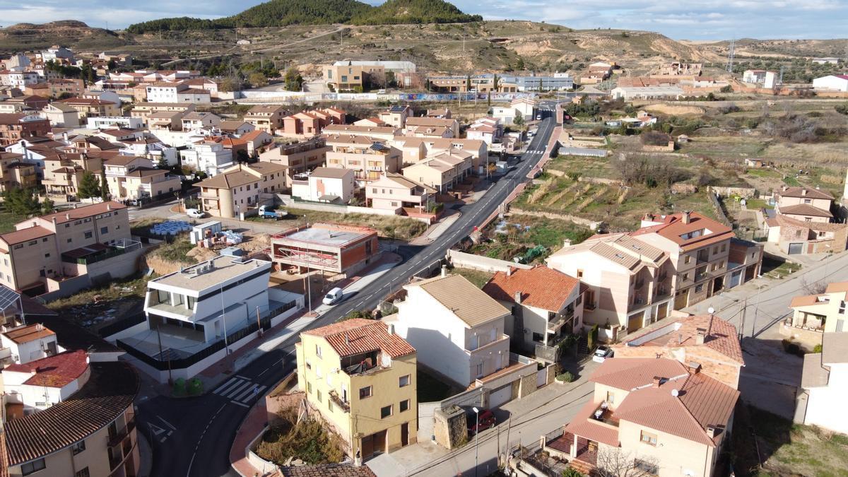 Vista panorámica de la localidad turolense de Alcorisa.