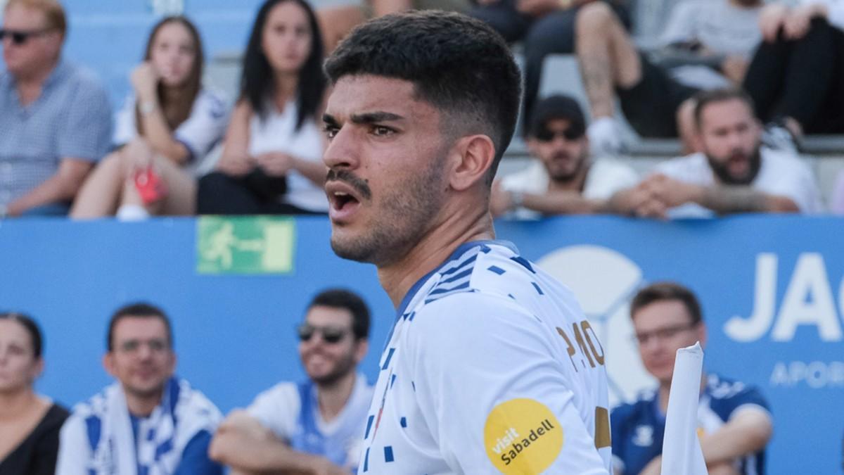 Pablo Monroy, jugador del Sabadell