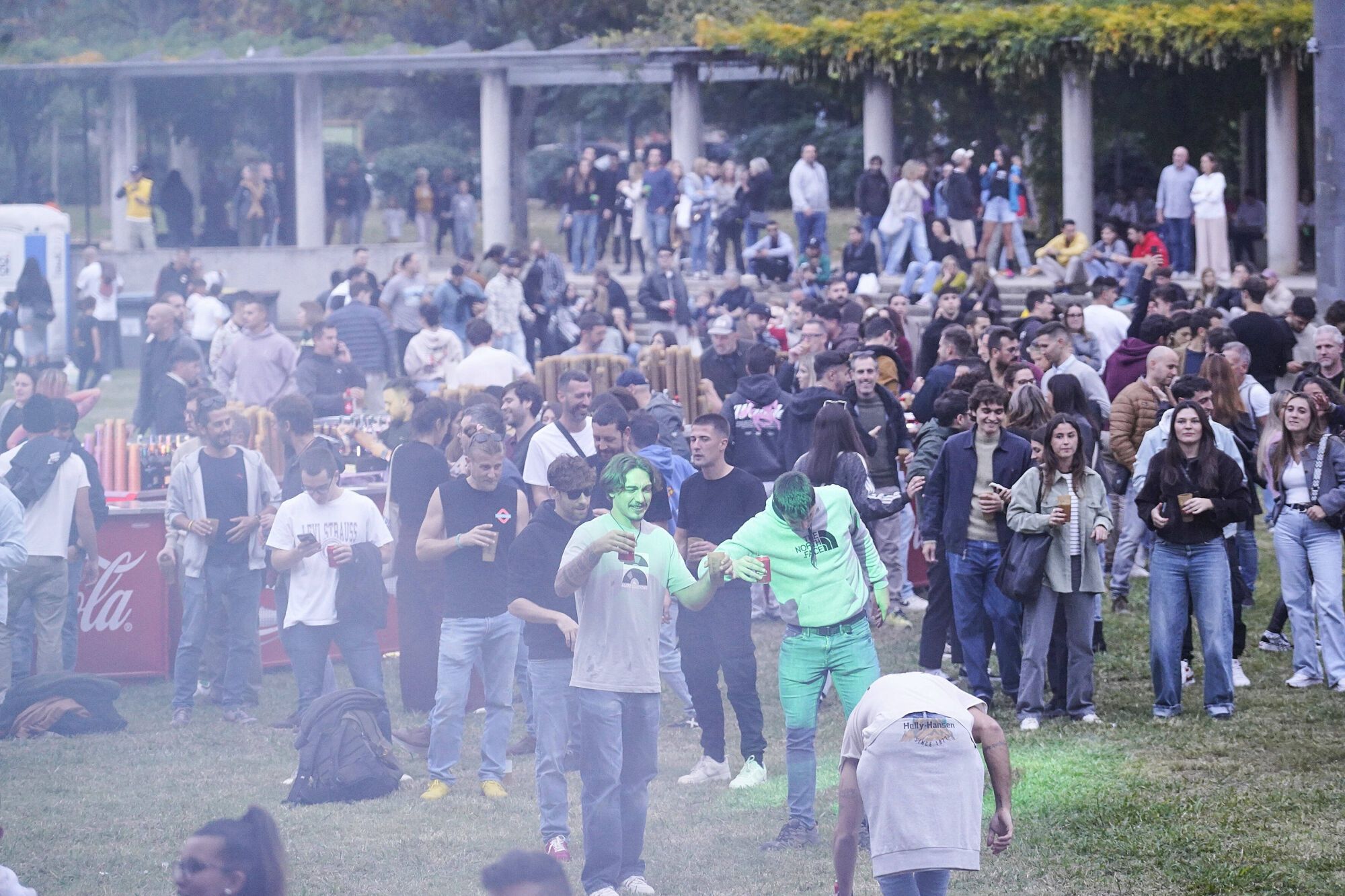Les fotos de la Nit Electrònica al parc del Migdia
