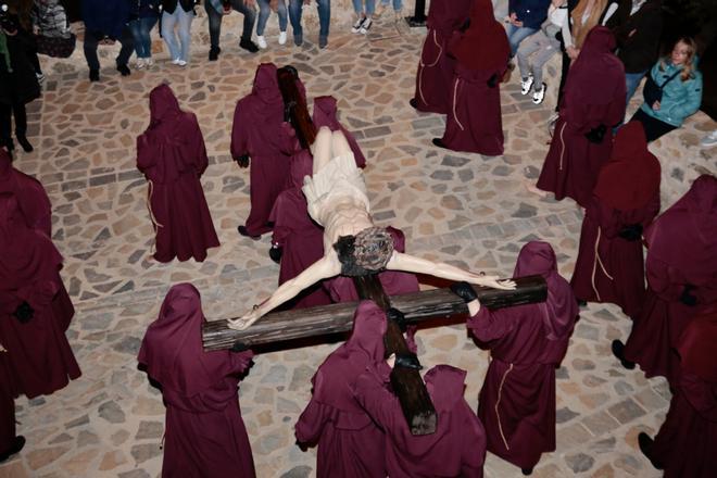 Las imágenes de la bajada del Cristo de la Misericordia en Lorca