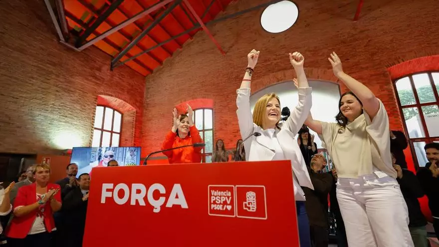 Acto de presentación de Pilar Bernabé como aspirante a secretaria general del PSPV-PSOE de Valencia
