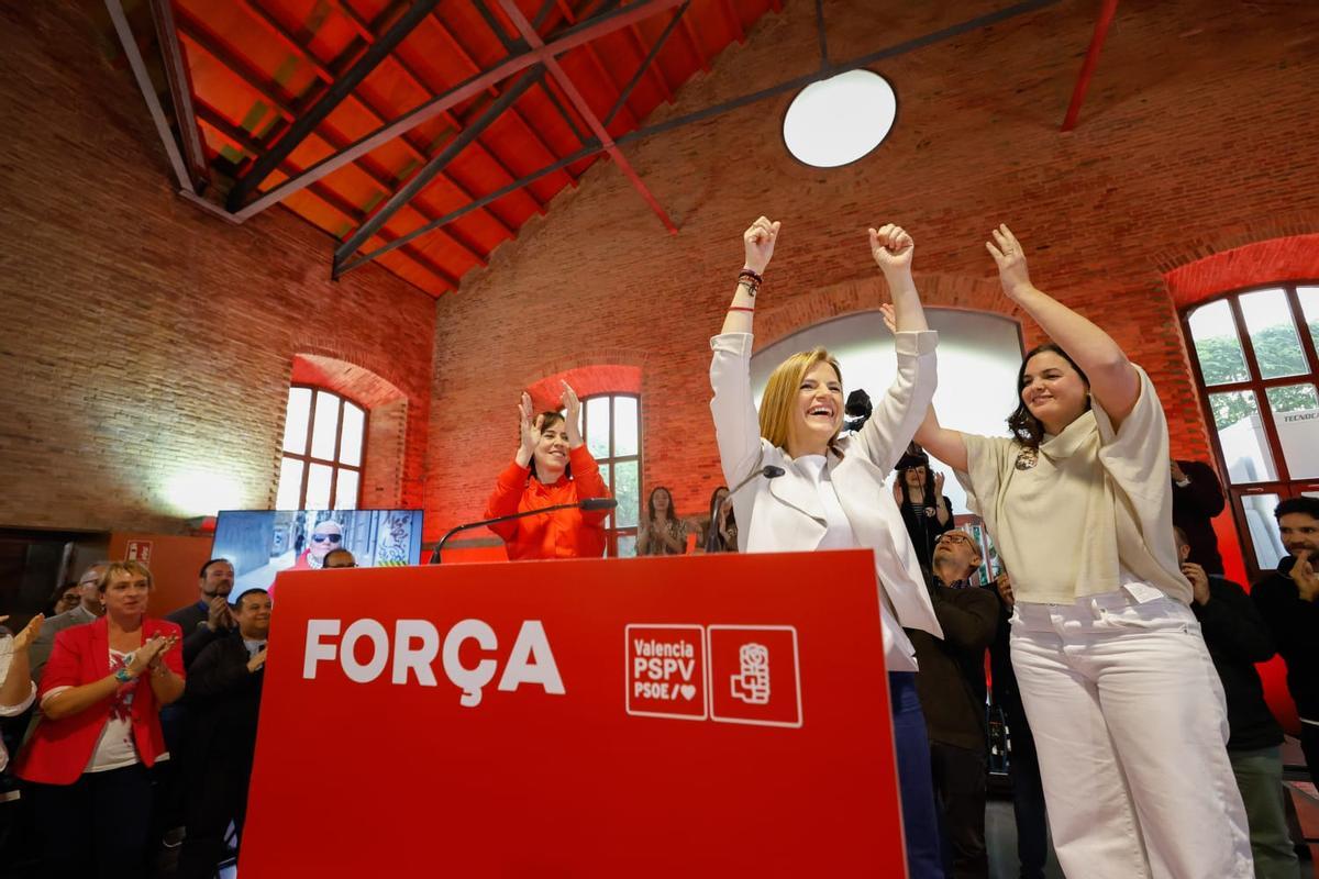 Acto de presentación de Pilar Bernabé como aspirante a secretaria general del PSPV-PSOE de Valencia